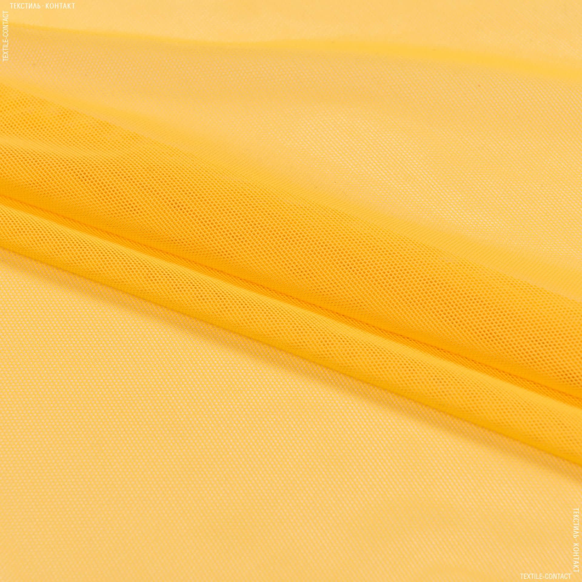 Ткани для спортивной одежды - Сетка стрейч темно-желтый