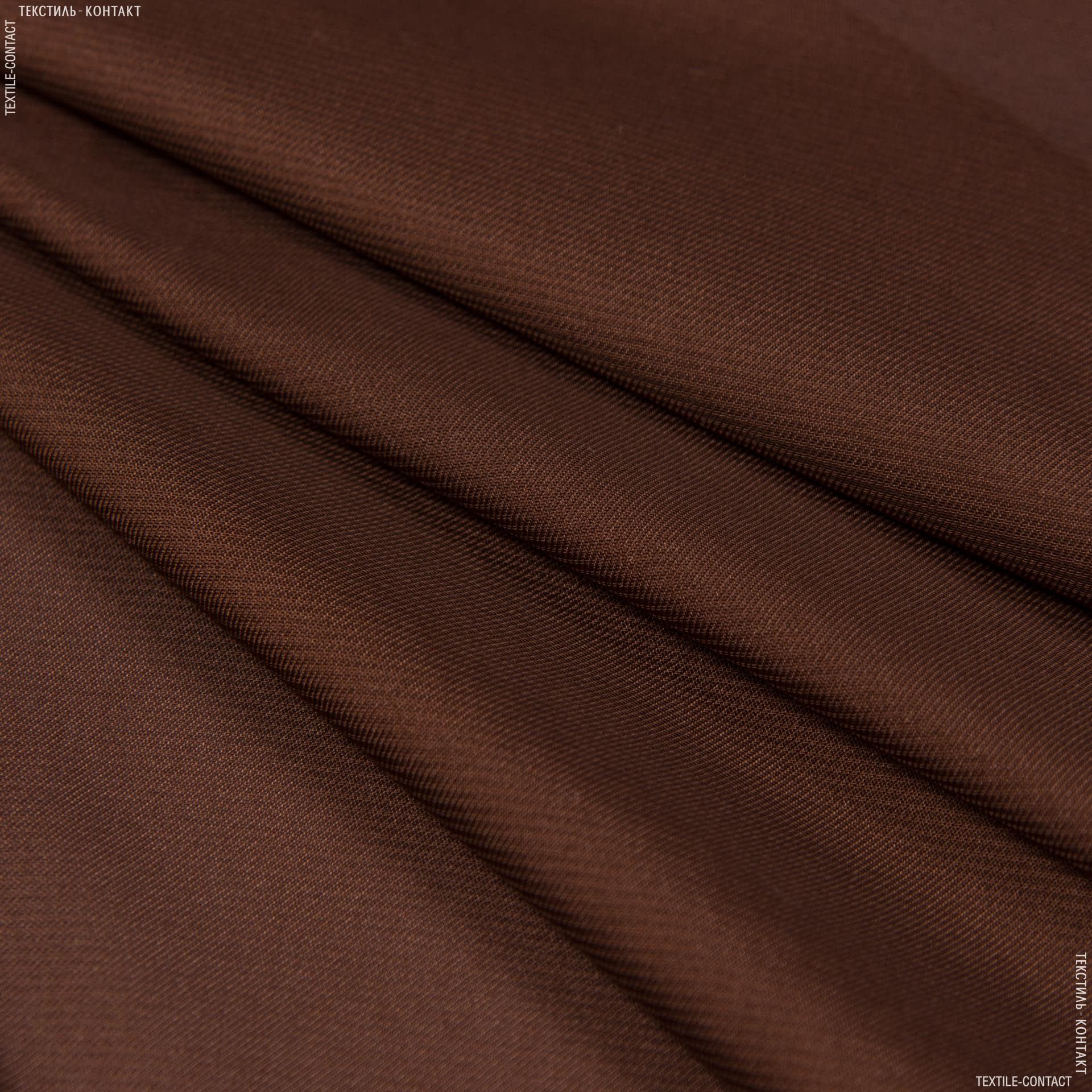 Ткани для платков и бандан - Шелк искусственный коричневый