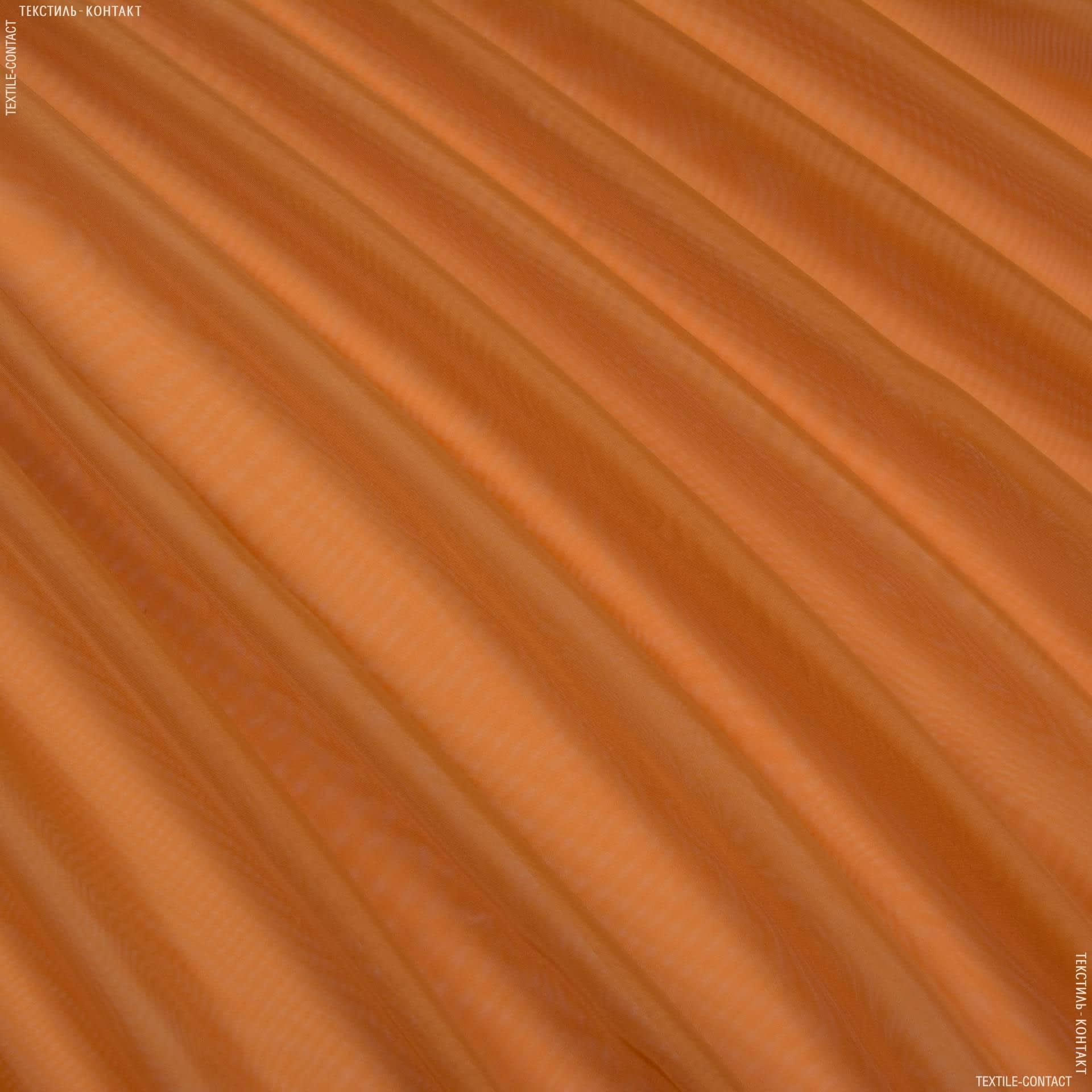 Тканини гардинні тканини - Тюль вуаль колір охра