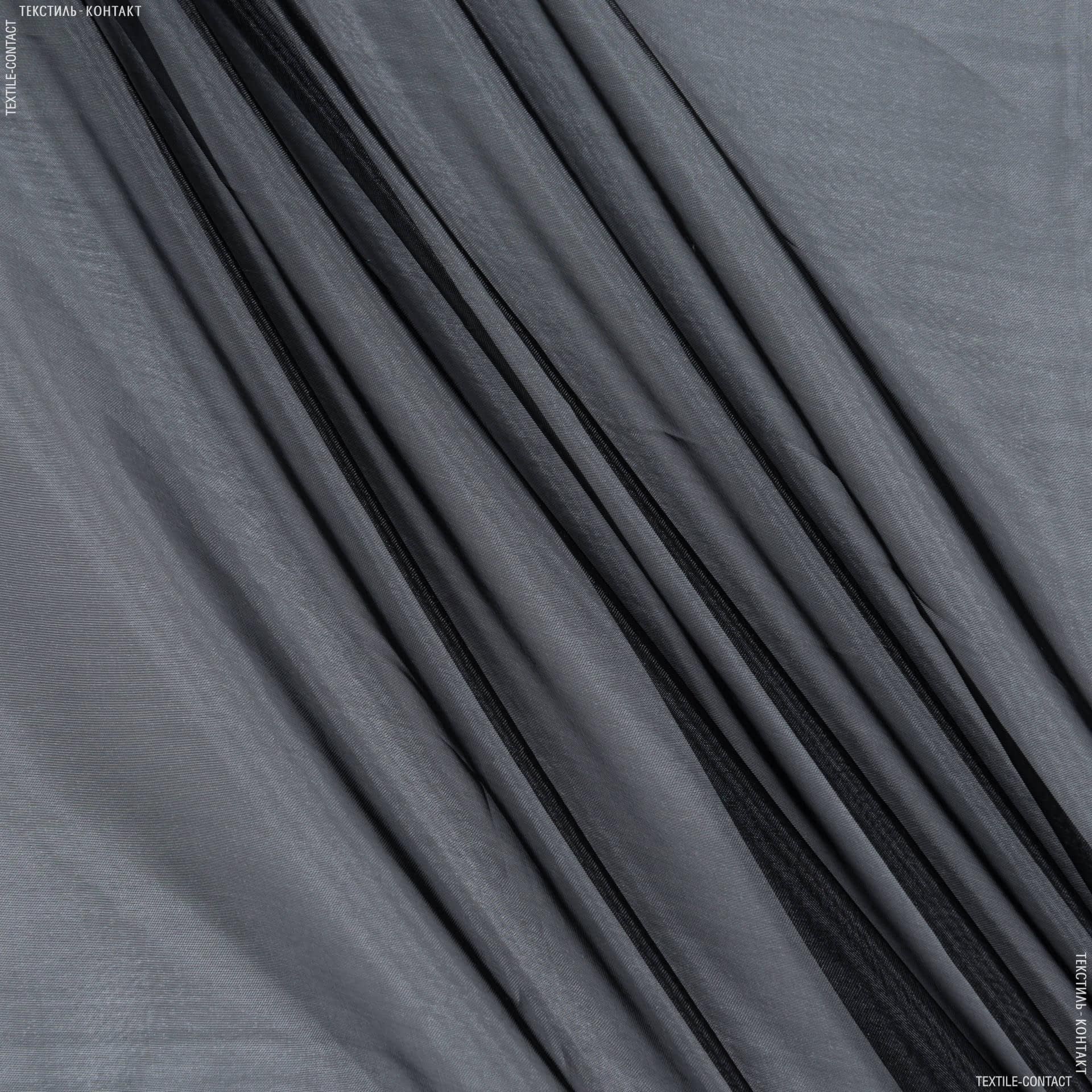 Ткани для платьев - Органза черная