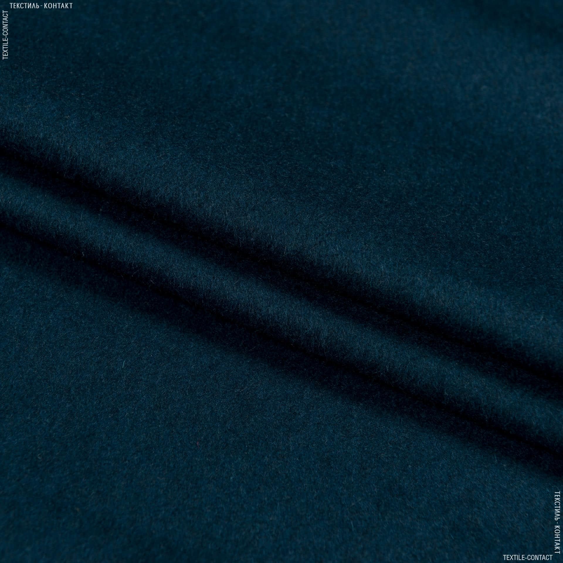 Тканини для верхнього одягу - Пальтовий кашемір темна морська хвиля