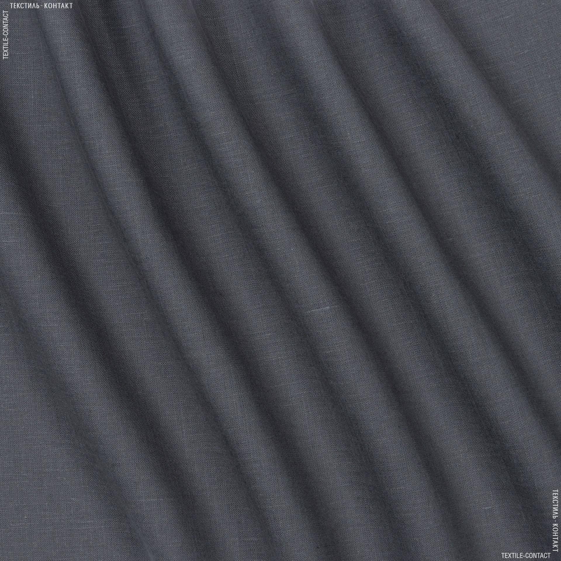 Тканини для штанів - Льон сіро-графітовий