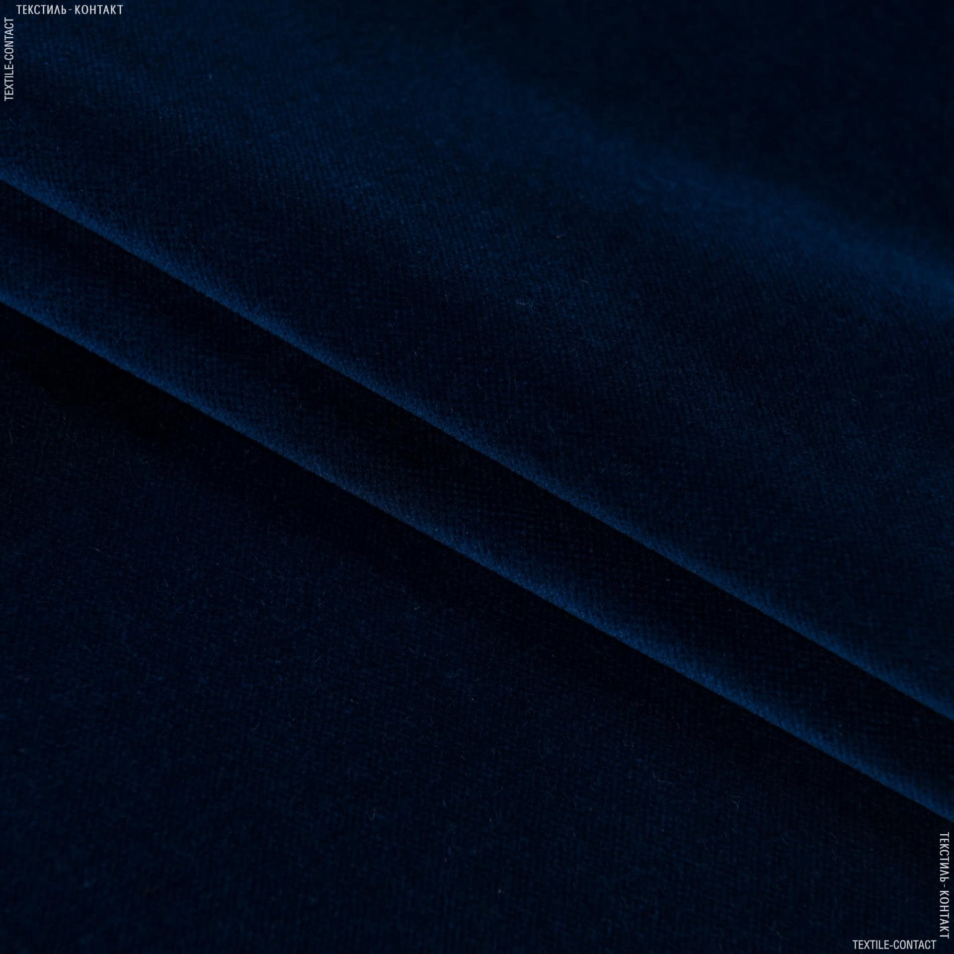 Тканини для меблів - Велюр дербі/derbi т.синій