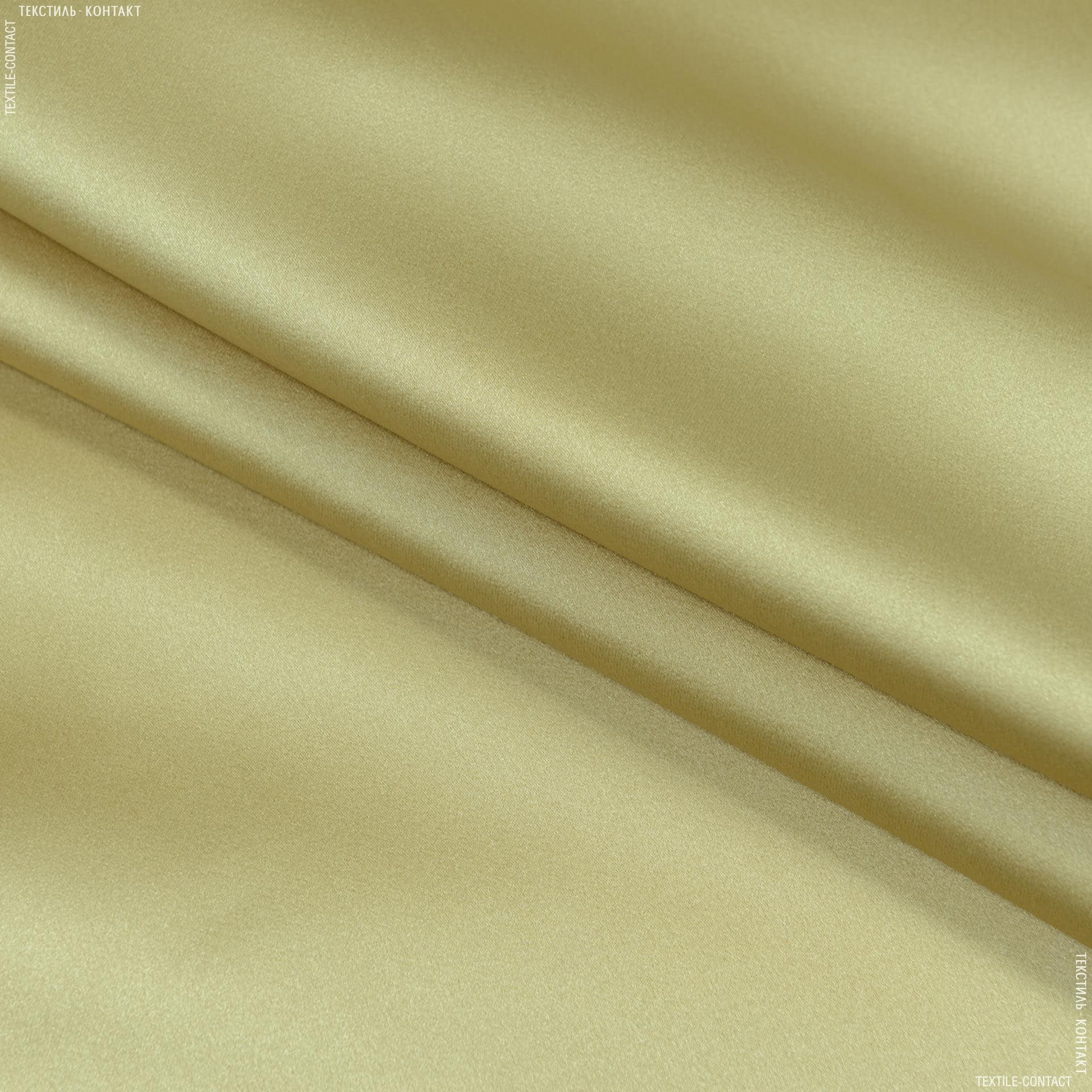 Ткани портьерные ткани - Портьерная ткань атлас НЕЛЛИ / св. золото