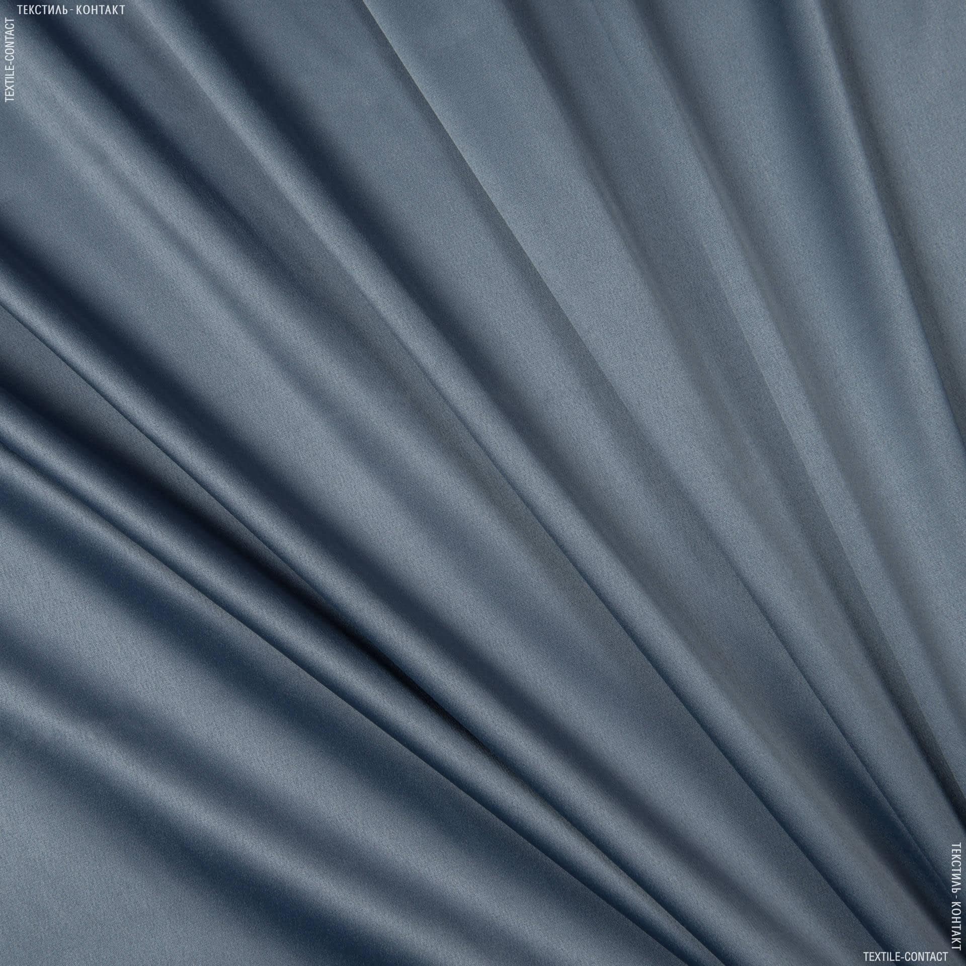 Ткани для платьев - Атлас стрейч темно-серый