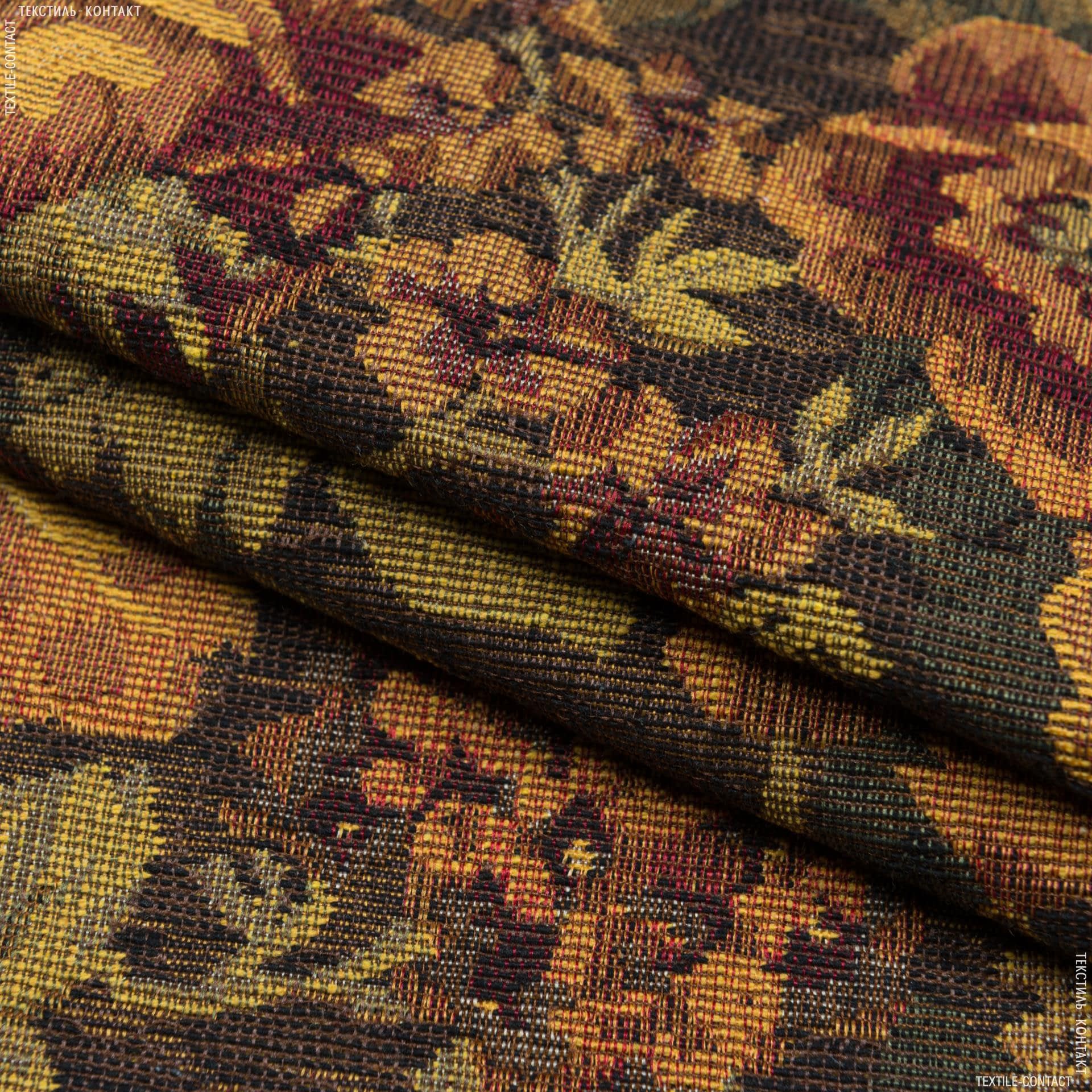 Ткани для декоративных подушек - Гобелен  розы пилигрим /желтый