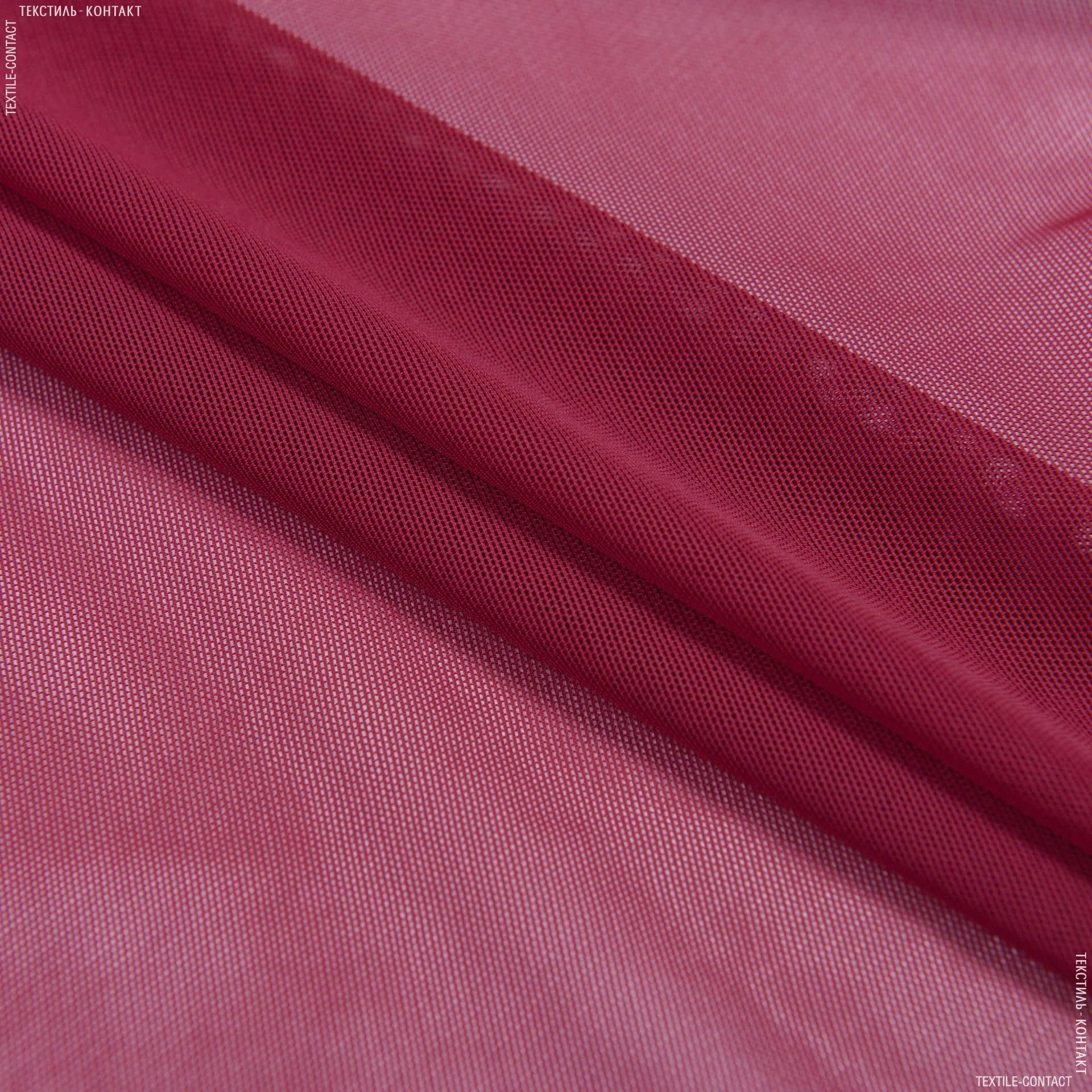 Ткани для спортивной одежды - Сетка стрейч бордовый