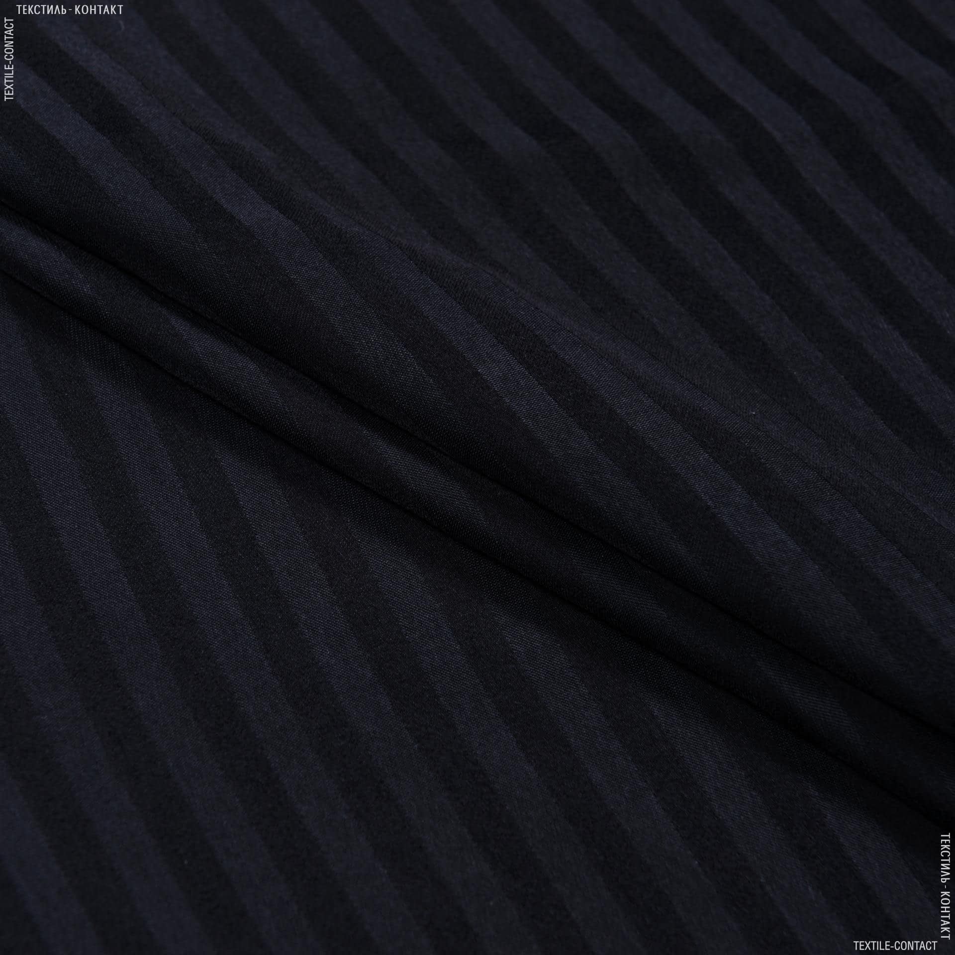 Ткани для платьев - Блузочная сатин  жаккард черная