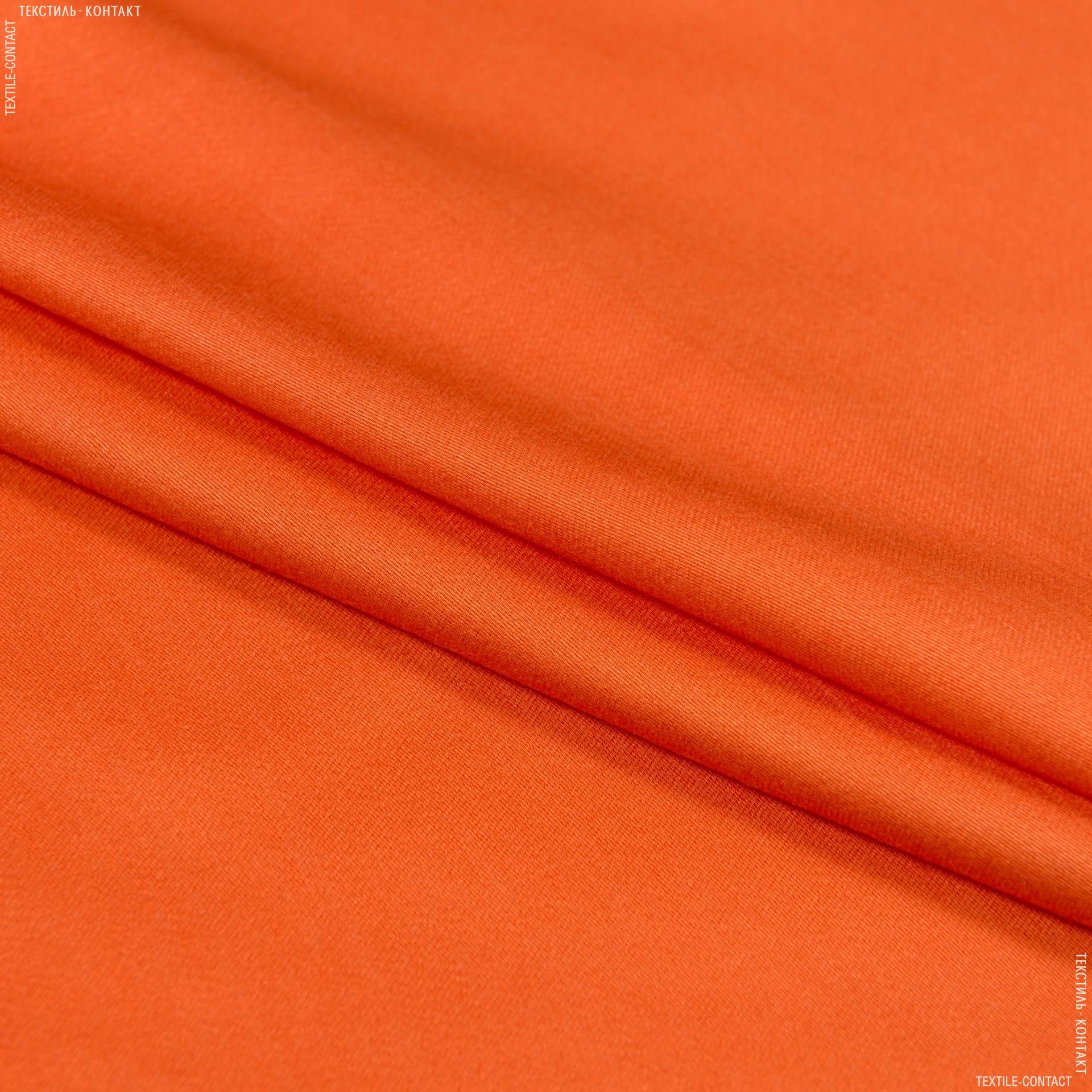 Тканини для суконь - Платтяний сатин моркв'яний