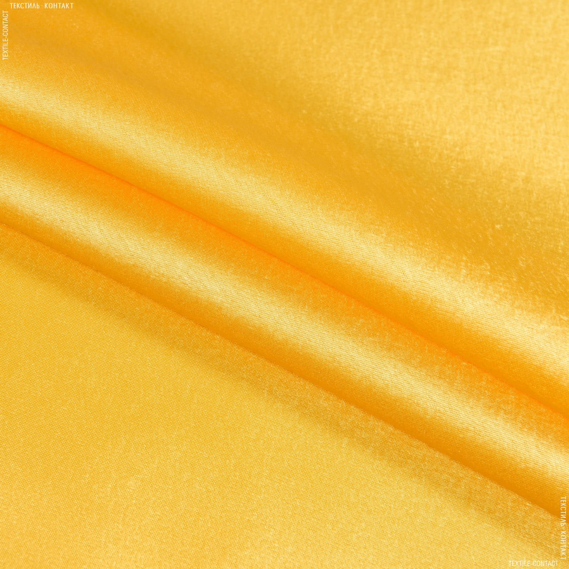 Ткани для платьев - Креп-сатин желтый