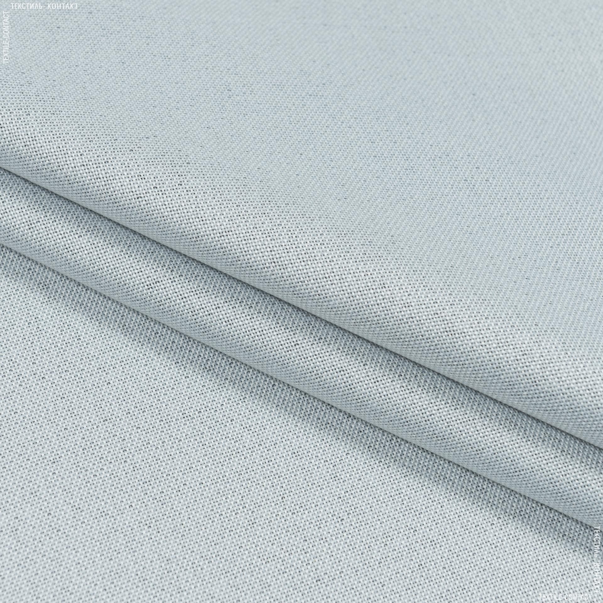Ткани портьерные ткани - Блекаут меланж / BLACKOUTцвет  серый серебристый