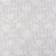 Тканини рогожка - Костюмна рогожка фукро з люрексом сіро-біла