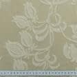 Тканини жаккард - Декоративна тканина Дрезден компаньйон квіти,оливка