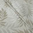 Ткани портьерные ткани - Жаккард сако/ sako  листья папоротника
