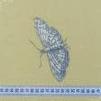 Тканини розпродаж - Декоративна тканина Пієро метелики колір гороховий