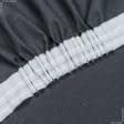 Тканини штори - Штора Блекаут меланж Вуллі колір графіт 200/270 см (174364)