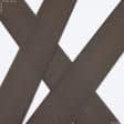 Тканини фурнітура для декора - Липучка Велкро пришивна жорстка частина коричнево-зелена 80мм/25м