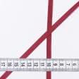Тканини фурнітура для декора - Репсова стрічка ГРОГРЕН/GROGREN вишня 7 мм (20м)