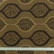 Ткани для декоративных подушек - Декор-гобелен коловрит  старое золото,коричневый