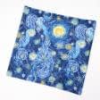 Тканини наволочки на декоративні подушки - Чохол на  декоративну подушку велюр принт  Ван Гог 45х45 см (164090)