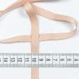 Ткани фурнитура для декоративных изделий - Репсовая лента Грогрен /GROGREN св.беж-розовая 10 мм