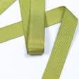 Ткани фурнитура для дома - Репсовая лента Грогрен  цвет темно оливковый 20 мм