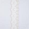 Тканини фурнітура для декора - Декоративне мереживо Вазарі колір молочно-рожевий 22 см