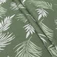 Тканини для перетяжки меблів - Гобелен листя папороті ,зелений