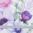 Тканини для скатертин - Доріжка столова квіти фіолетовий
