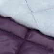 Тканини для верхнього одягу - Плащова LILY лаке стьогана з синтепоном 100г/м  7см*7см фіолетовий