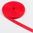 Тканини фурнітура для декора - Тасьма / стропа ремінна стандарт 30 мм червона