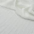 Ткани для тюли - Портьера-тюль Кантри молочная с утяжелителем