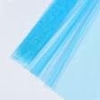 Ткани для драпировки стен и потолков - Тюль сетка  мини Грек  небесно голубой