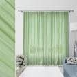 Тканини гардинні тканини - Тюль вуаль колір палево зелений