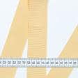 Ткани для украшения и упаковки подарков - Репсовая лента Грогрен  цвет золото 41 мм