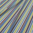 Ткани портьерные ткани - Декоративная ткань лонета Крайон /KRAYON  полоса красная, желтая, синяя
