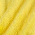 Ткани ворсовые - Мех травка желтый