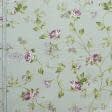 Ткани для дома - Декоративная ткань Саймул Бемптон цветы средние лиловые