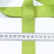 Тканини для прикрас та подарунків - Репсова стрічка Грогрен колір зелена трава 30 мм