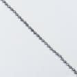 Ткани тесьма - Репсова лента с бусинами цвет серебро, молочный 17 мм
