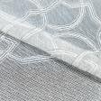 Ткани для декора - Тюль сетка вышивка Руна серая, белая
