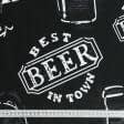 Тканини для постільної білизни - Бязь набивна ГОЛД DW Bar//Beer
