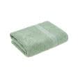 Ткани махровые полотенца - Полотенце махровое с бордюром 50х90 оливковое