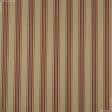 Тканини портьєрні тканини - Декоративна тканина Патрік смужка бежевий, фісташка, теракот