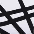 Ткани тесьма - Декоративная киперная лента черная 25 мм