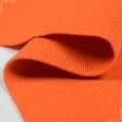 Ткани для футболок - Воротник- манжет  оранжевый    (арт 123022)