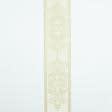 Тканини фурнітура для декора - Бордюр велюр  Агат  кремовий 15 см