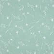 Тканини для постільної білизни - Бязь ТКЧ набивная волошки білий на зеленому