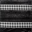Ткани для верхней одежды - Пальтовая seul jagq серо-черный