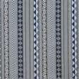 Тканини портьєрні тканини -  декор айрін смуга-орнамент сірий/синій